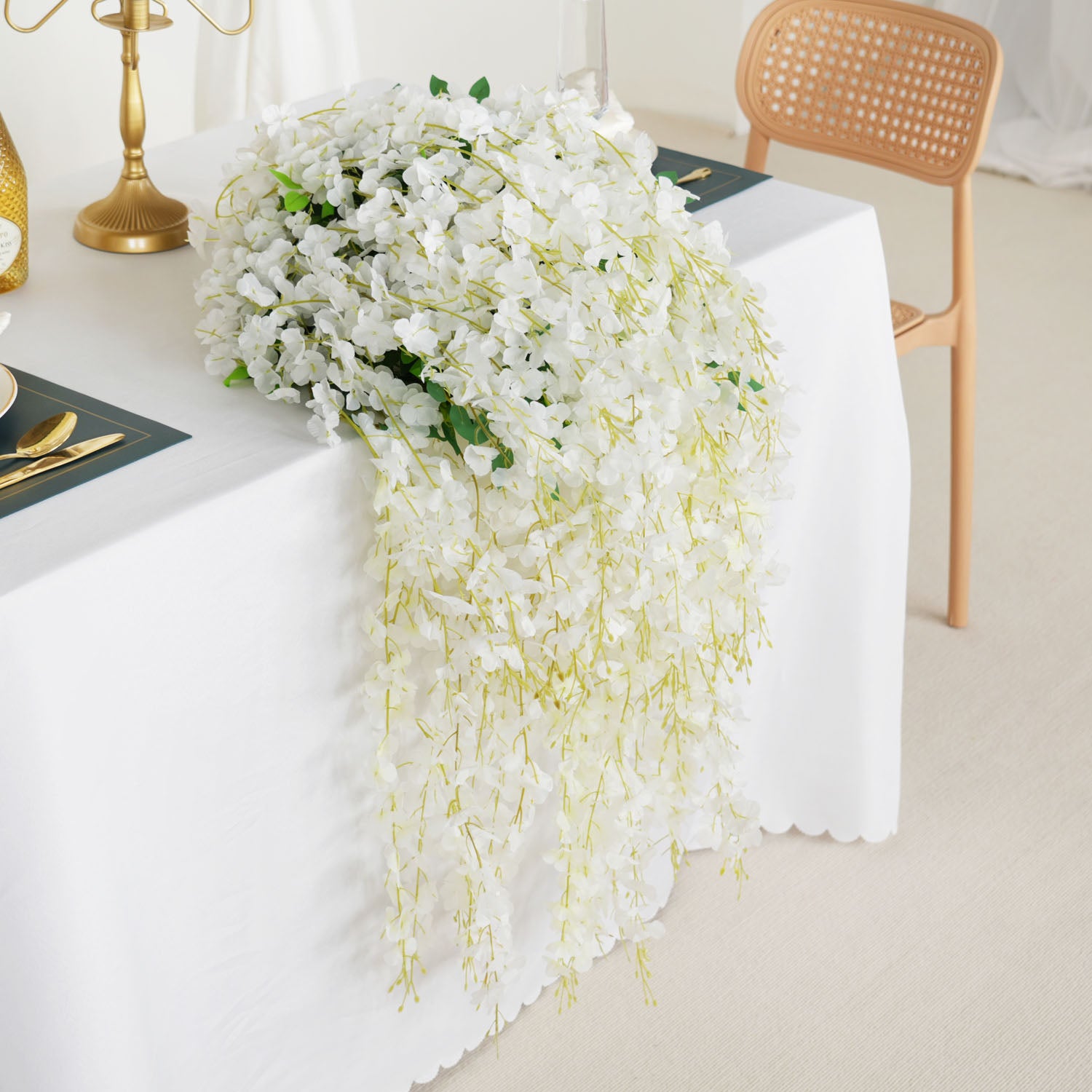 Artificial Wisteria Banquet Table Centerpieces 3 picture